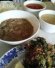 Curry set (liver coconut curry, nanohana pakora, sambal, daal & more) at Tapir, Shin-Okubo - 2012/03/11 14:44 Moblog